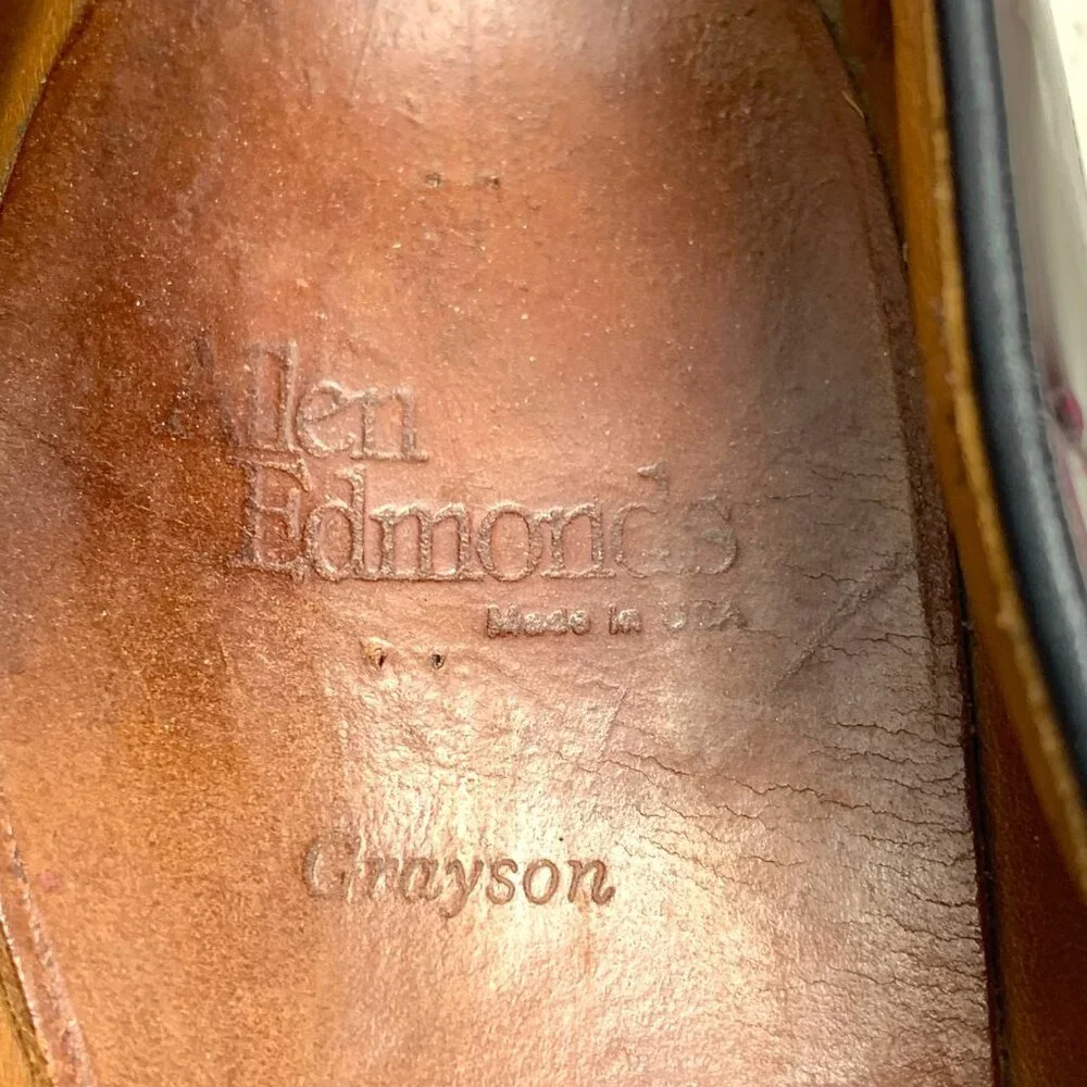Allen Edmonds‎ Grayson 8297 Burgundy Calfskin Tassel Loafers